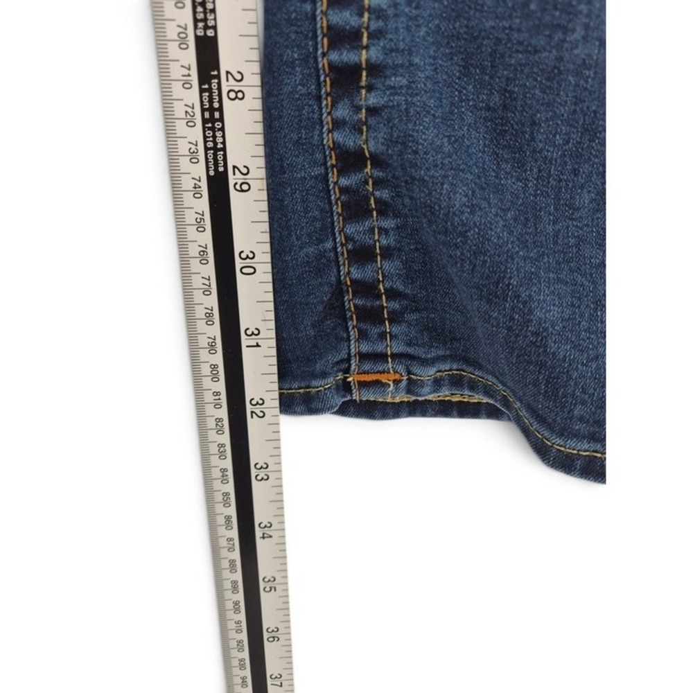 True Religion Billie Jeans Women's 28 Mid Rise Straight Dark Wash Stretch Denim - Picture 11 of 14